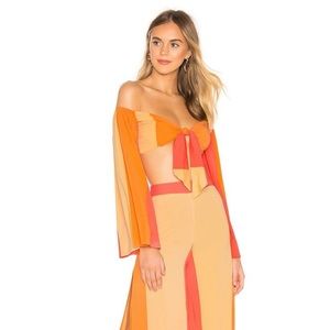 Lovewave (Revolve) Reeves Crop - Off Shoulder Bralette Top.